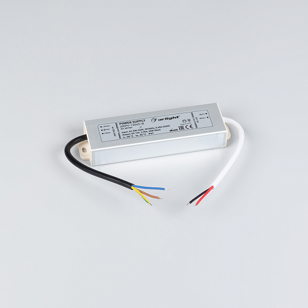 Блок питания ARPV-12045-B (12V, 3.8A, 45W) (Arlight, IP67 Металл, 3 года) Lednikoff