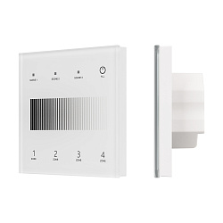 INTELLIGENT ARLIGHT Сенсорная панель SMART-DALI-301-11-4G-3SC-DT6 Белая (230V, встраиваемая, 2.4G) (IARL, IP20 Пластик, 5 лет)