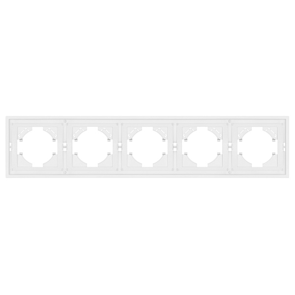 Рамка пластиковая FRM-TENDO-PL-5-WH (Arlight, Белый) Lednikoff