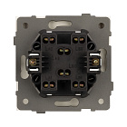 Механизм выключателя одноклавишный перекрёстный SWT-TENDO-MKX1-SFPL-WH (230V, 10A) (Arlight, Матовый белый) Lednikoff