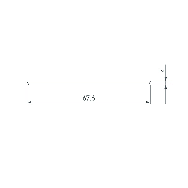 Экран прозрачный для KLUS-POWER-W70, RW70 (Arlight, Пластик) Lednikoff