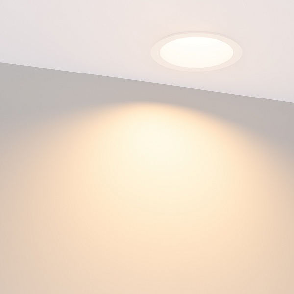 Светильник MS-DROP-BUILT-R105-14W Warm3000 (WH, 85 deg, 230V) (Arlight, IP54 Металл, 5 лет) Lednikoff