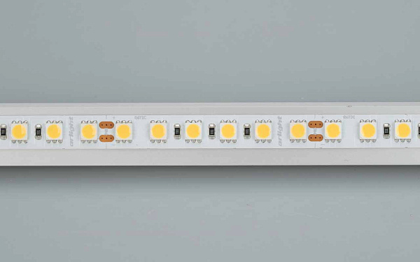 Светодиодная лента RT 6-5050-96 24V Day4000 3x (480 LED) (Arlight, 23 Вт/м, IP20) Lednikoff