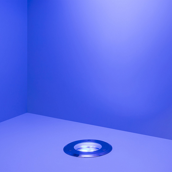 Светильник ART-GROUND-COLOR-TURN-R115-9W RGB (SL, 25 deg, 24V) (Arlight, IP67 Металл, 3 года) Lednikoff