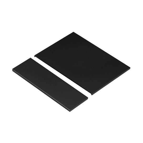 INTELLIGENT ARLIGHT Накладка панели KNX-23-2G-SUF Black (Backlightless) (IARL, IP20 Металл, 2 года) Lednikoff
