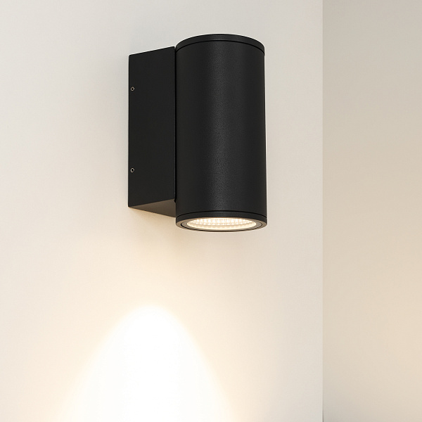 Светильник LGD-FORMA-WALL-R90-12W Day4000 (BK, 44 deg, 230V) (Arlight, IP54 Металл, 3 года) Lednikoff