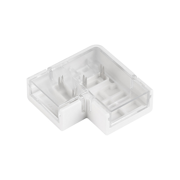 Коннектор угловой COB-MONO-10mm-2pin-STS-IP68 (Arlight, Прозрачный) Lednikoff