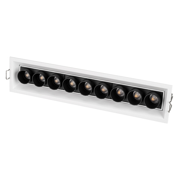 Светильник MS-ORIENT-BUILT-TURN-TC-S67x300-20W Warm3000 (WH-BK, 30 deg, 230V) (Arlight, IP20 Металл, 5 лет) Lednikoff