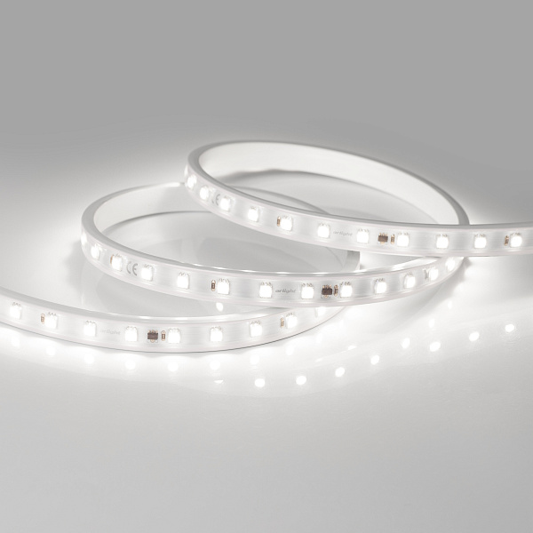 Светодиодная лента герметичная ARL-PV-B54-15.5mm 230V White6000 (8 W/m, IP65, 5060, 50m) (Arlight, 8 Вт/м, IP65) Lednikoff