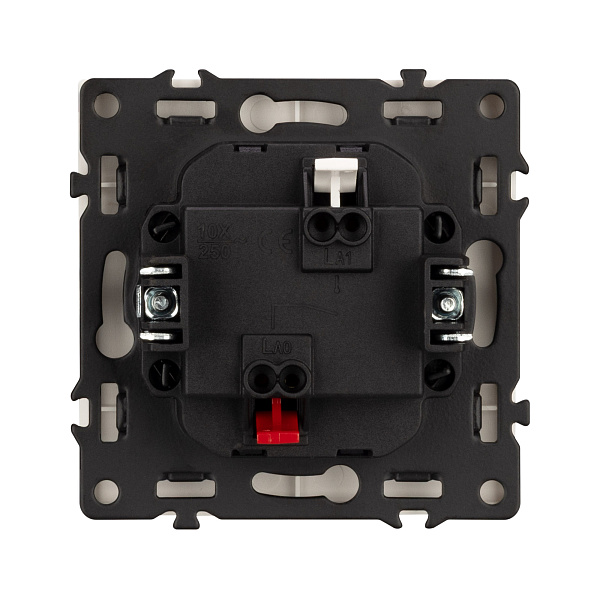 Механизм звонкового выключателя SWT-NOBE-MKR1-SFPL-L-WH (230V, 10A) (Arlight, Белый кварц) Lednikoff