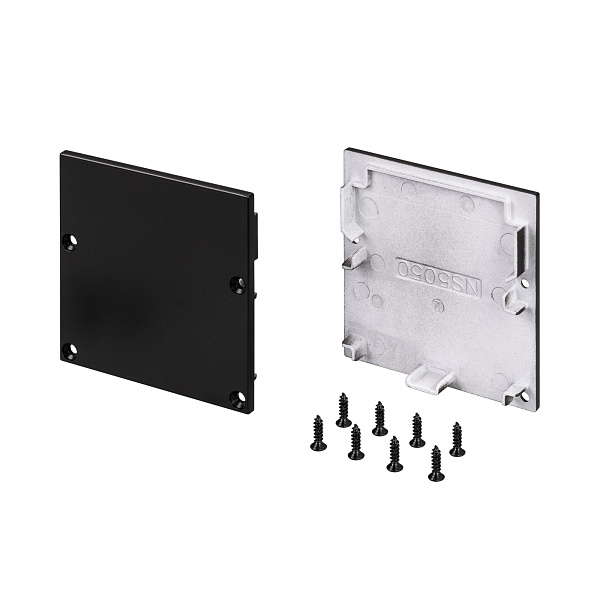 Заглушка SL-LINE-5050-S BLACK (Arlight, Пластик) Lednikoff
