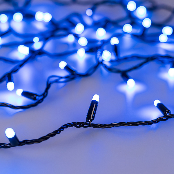 Светодиодная гирлянда ARD-STRING-CLASSIC-20000-BLACK-200LED-MILK-SYNC RGB (230V, 13W) (Ardecoled, IP65) Lednikoff