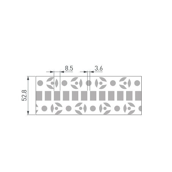 Профиль FANTOM-BENT-W12-TOP-2000 ANOD (Arlight, Алюминий) Lednikoff