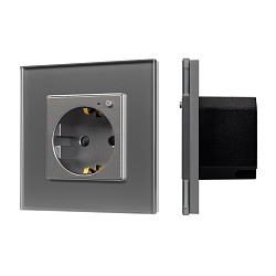 Розетка электрическая с Zigbee управлением SCT-OMALI-EUZB1-PL-GR (240V, 16A, Zigbee) (Arlight, -)