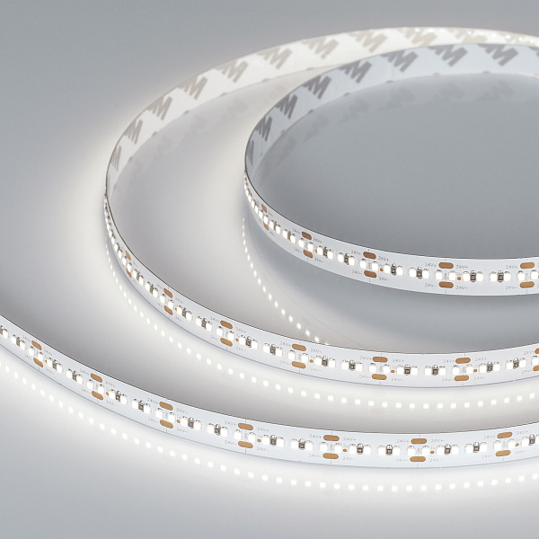 Светодиодная лента MICROLED-M300-10mm 24V Day5000 (21.6W/m, IP20,2216, 5m) (Arlight, 21.6 Вт/м, IP20) Lednikoff