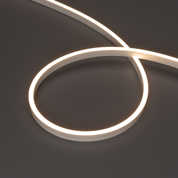 Светодиодная лента герметичная MOONLIGHT-SIDE-A120-06x12mm 24V Warm3000 (9.6 W/m, IP65, 0,5m, wire x1) (Arlight, Образец)