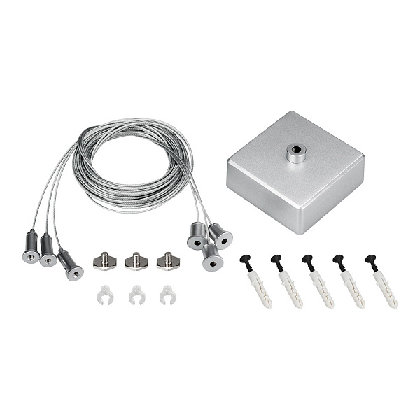 Подвес S2-LINE-3x4m Long Set (Silver Box, Pad 15x2mm) (Arlight, Металл) Lednikoff