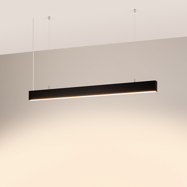 Профиль с экраном SL-LINE-3667-2500 BLACK+OPAL (Arlight, Алюминий) Lednikoff