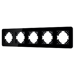 Рамка стеклянная FRM-OMALI-GS-5-BK (Arlight, -)