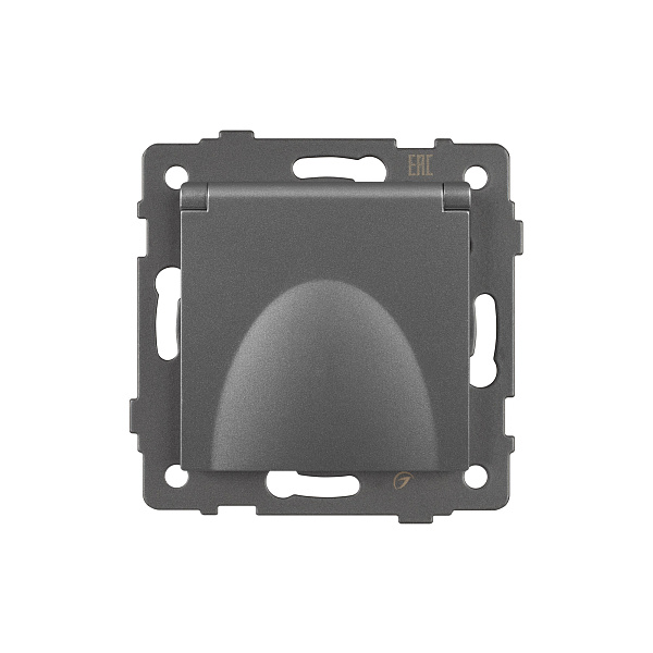 Механизм розетки влагозащищённый SCT-MCP-PL-GR-V (250V, 16A) (Arlight, -) Lednikoff