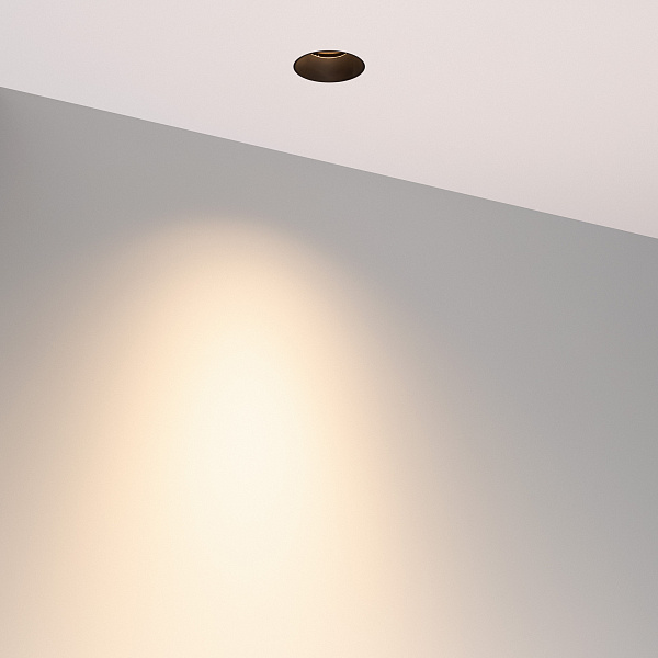 Светильник MS-RIALTO-TRIMLESS-R40-9W Warm3000 (BK, 36deg, 230V) (Arlight, IP20 Металл, 5 лет) Lednikoff