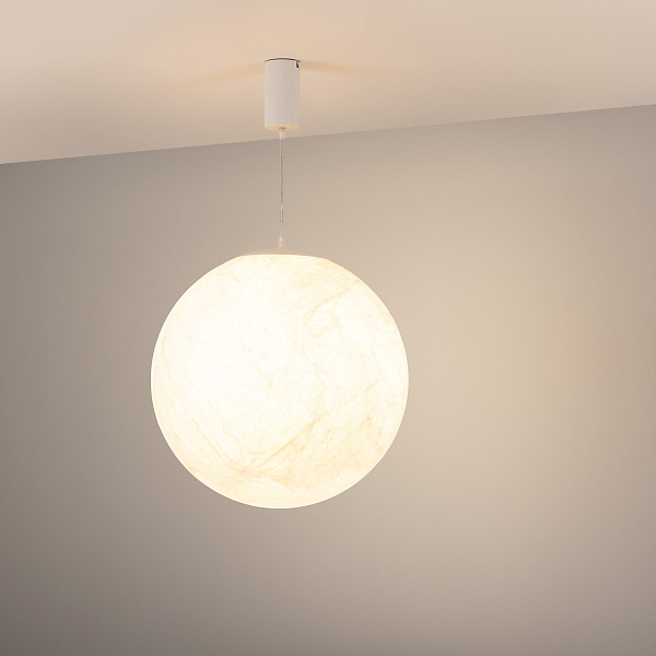 Светильник SP-SILKA-HANG-R600-12W Warm2700 (WH, 330 deg, 230V) (Arlight, IP20 Натуральный шелк, 3 года)