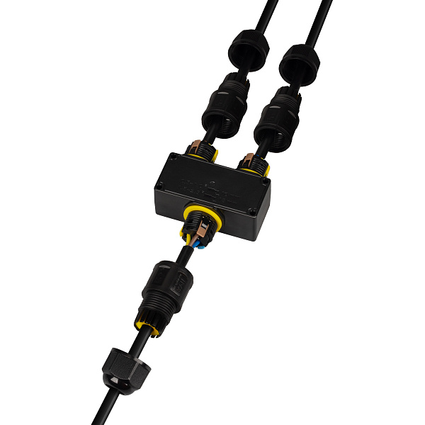 Коннектор NEO-GERM-3pin-Y-WTW (4-8mm) (Arlight, IP68) Lednikoff