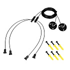 Подвес LINE-6070 2x4m Set BLACK (Pad 9x2mm) (Arlight, Металл) Lednikoff