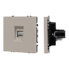 Механизм компьютерной розетки SCT-NOBE-MPC1-SFPL-CA (RJ-45, CAT6) (Arlight, Кашемир) Lednikoff