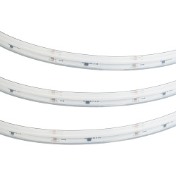 Светодиодная лента герметичная DMX-COB-PS-X1008-21mm 24V RGB-PX126 (11 W/m, IP67, CSP, 5m) (Arlight, -)