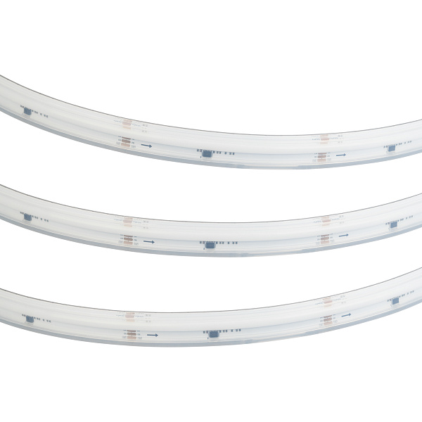 Светодиодная лента герметичная DMX-COB-PS-X1008-21mm 24V RGB-PX126 (11 W/m, IP67, CSP, 5m) (Arlight, -) Lednikoff