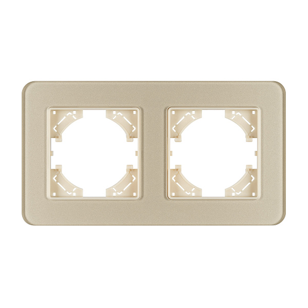 Рамка стеклянная FRM-OMALI-GS-2-GD (Arlight, -) Lednikoff