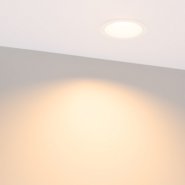 Светильник MS-DROP-BUILT-R84-8W Warm2700 (WH, 85 deg, 230V) (Arlight, IP54 Металл, 5 лет) Lednikoff