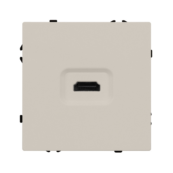 ARL NOBE Розетка HDMI софт-тач кашемир SCT-MHD1-SFPL-CA (Arlight, -) Lednikoff