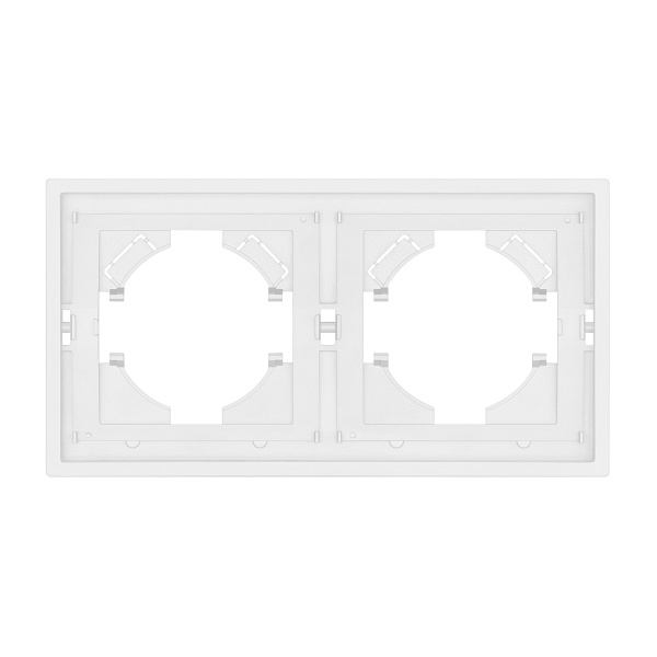 Рамка пластиковая FRM-TENDO-PL-2-WH (Arlight, Белый) Lednikoff