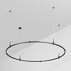 Основание ART-APRIORI-ROUND-HANG-R1500 (BK) (Arlight, IP20 Металл, 3 года)