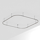 Основание ART-APRIORI-QUADRAT-SOFT-ROD-400-3500x3500 (BK) (Arlight, IP20 Металл, 3 года)