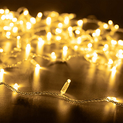 Светодиодная гирлянда ARD-STRING-CLASSIC-10000-CLEAR-100LED-STD WARM (230V, 7W) (Ardecoled, IP65, 1 год)