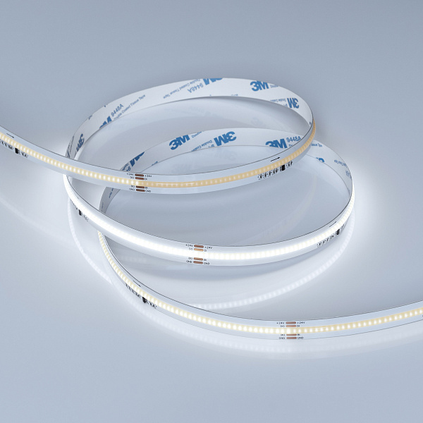 Светодиодная лента SPI-COB-X378-12mm 24V White6000-PX63-BPT (7 W/m, IP20, 5m) (Arlight, бегущий огонь) Lednikoff