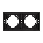 Рамка пластиковая FRM-TENDO-SFPL-2-BK (Arlight, Матовый черный) Lednikoff