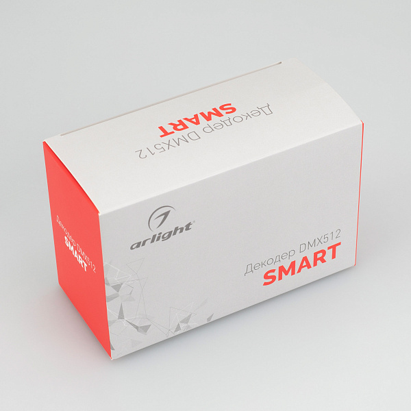 Декодер SMART-K23-DMX512-DIN (12-24V, 3x6A) (Arlight, IP20 Пластик, 5 лет) Lednikoff