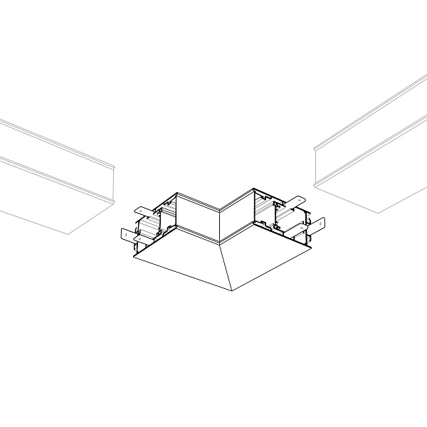 Угол S2-LINE-3360-L90N внутренний (Arlight, Металл) Lednikoff