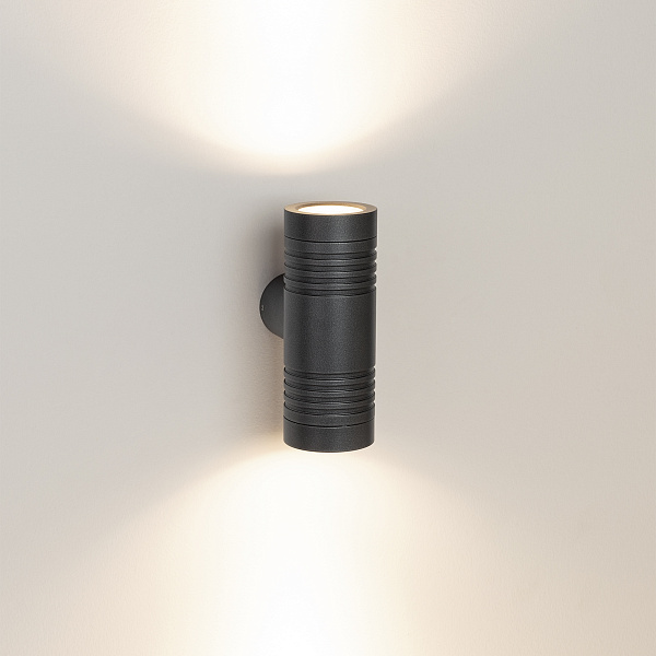 Светильник KT-RAY-WALL-TWIN-R46-2x3W Day4000 (GR, 24 deg, 24V) (Arlight, IP65 Металл, 3 года) Lednikoff