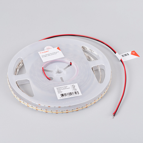 Светодиодная лента MICROLED-M420-8mm 24V White6000 (9.6 W/m, IP20, 2216, 5m) (Arlight, -) Lednikoff