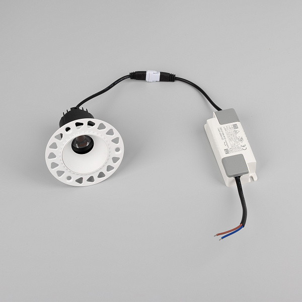 Светильник MS-ARADO-TRIMLESS-R55-7W Warm2700 (WH-WH, 24 deg, 230V) (Arlight, IP20 Металл, 5 лет) Lednikoff