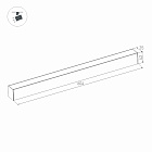 Светильник MAG-FLAT-45-L605-18W Day4000 (BK, 100 deg, 24V) (Arlight, IP20 Металл, 5 лет)