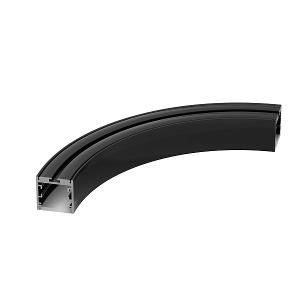 Профиль SL-ARC-3535-D320-A90 BLACK (дуга 1 из 4) (Arlight, Алюминий) Lednikoff