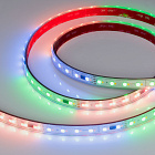 Светодиодная лента герметичная SPI-P-BA120-14mm 24V RGBW-Warm-PX6-BPT (16 W/m, IP66, 5060/2835, 5m) (Arlight, бегущий огонь) Lednikoff