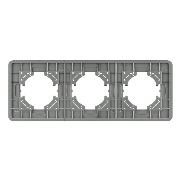 Рамка стеклянная FRM-OMALI-SFGS-3-GR (Arlight, -) Lednikoff