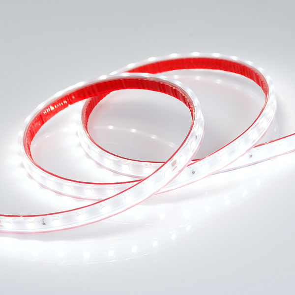 Светодиодная лента RTW 2-5000PS-50m 24V White6000 (2835, 80 LED/m, LUX) (Arlight, 6 Вт/м, IP67) Lednikoff